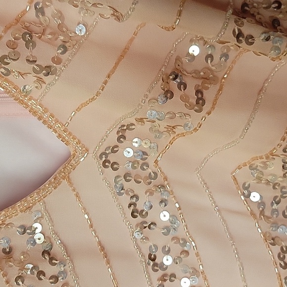 Hailey Logan by Adrianna Papell Pink Sequin  Dress New with tags Size 9/… - Picture 6 of 9